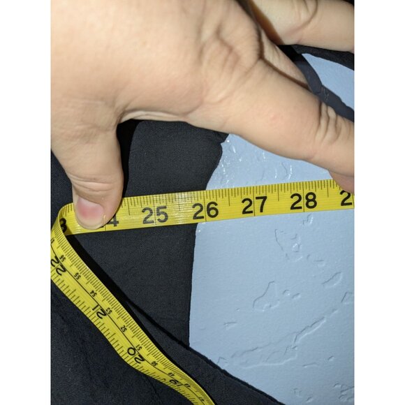 Vintage Michele Leslie Black Button Dress Rainbow Buttons Pockets Size 1X Cotton - Picture 6 of 7